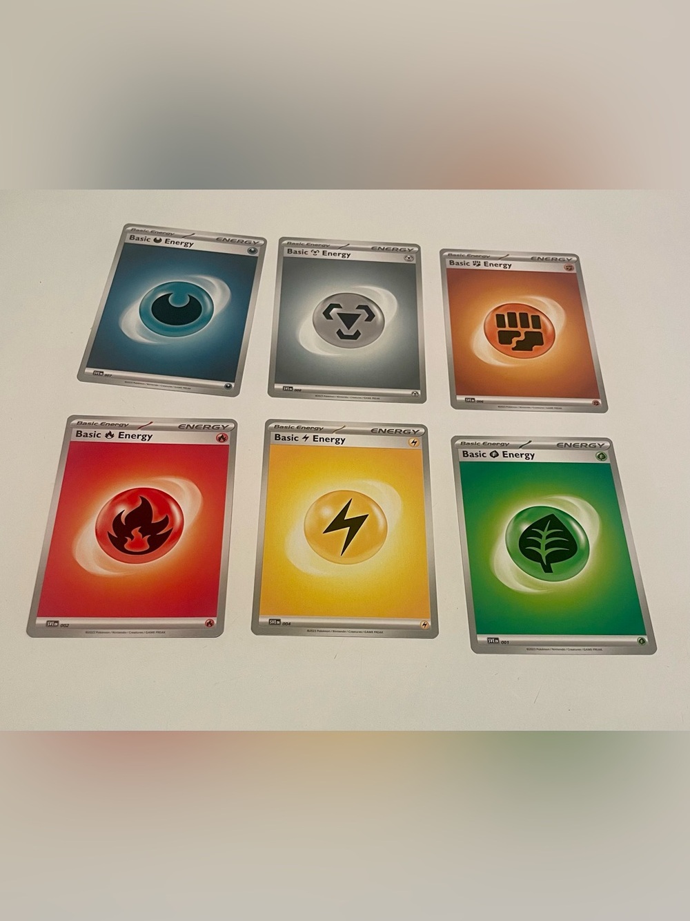 Pokémon Basic Scarlet & Violet Energy Card Set